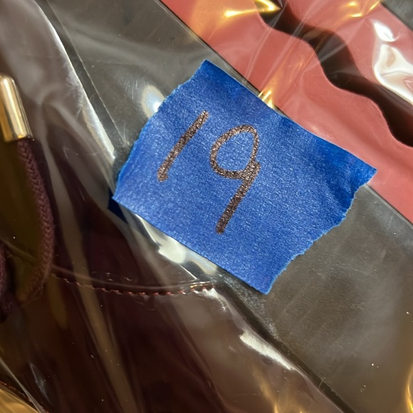 Zara Trafaluc Maroon Patent Platform Mary Jane Size 39 - Picture 11 of 11